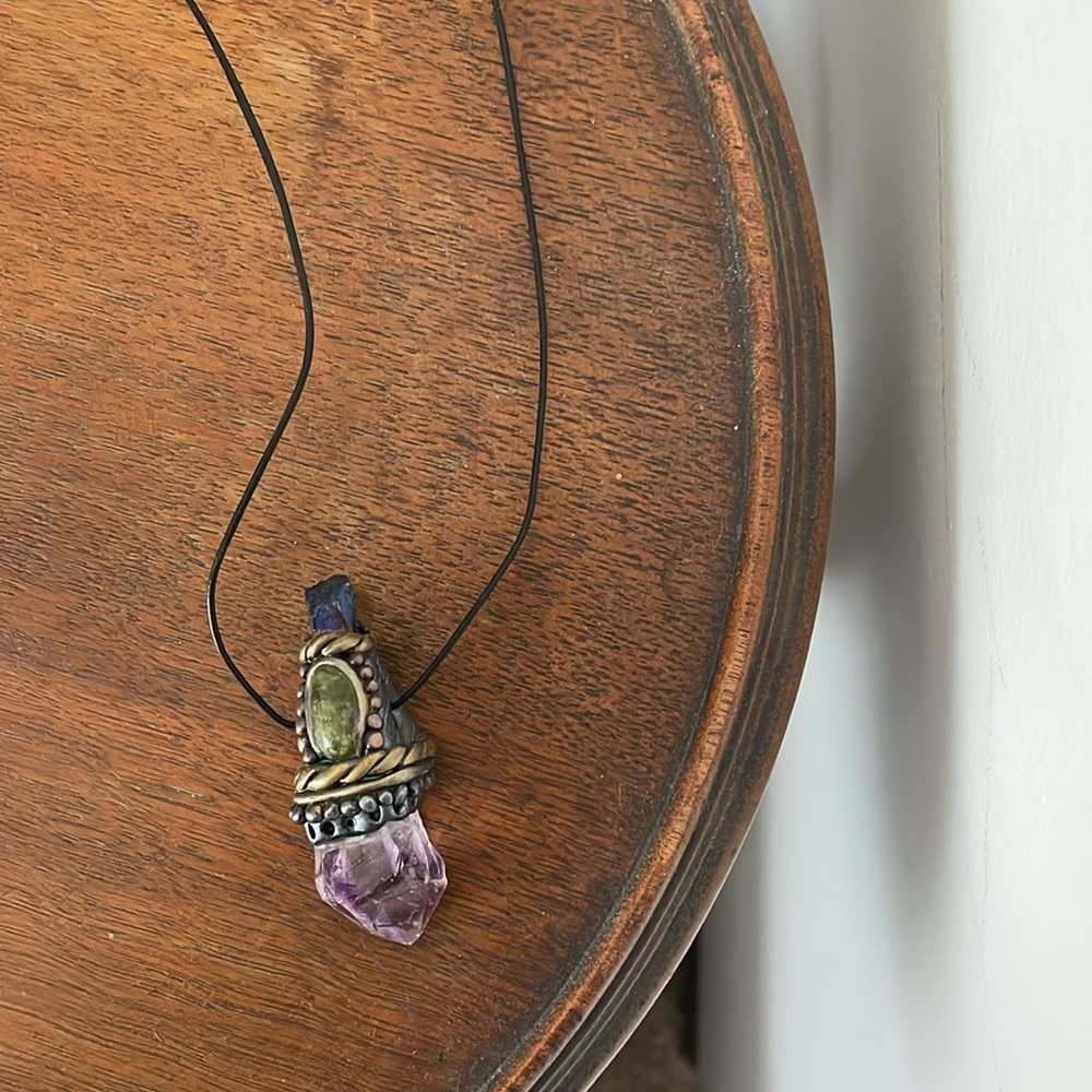 Handmade Amethyst Choker Necklace